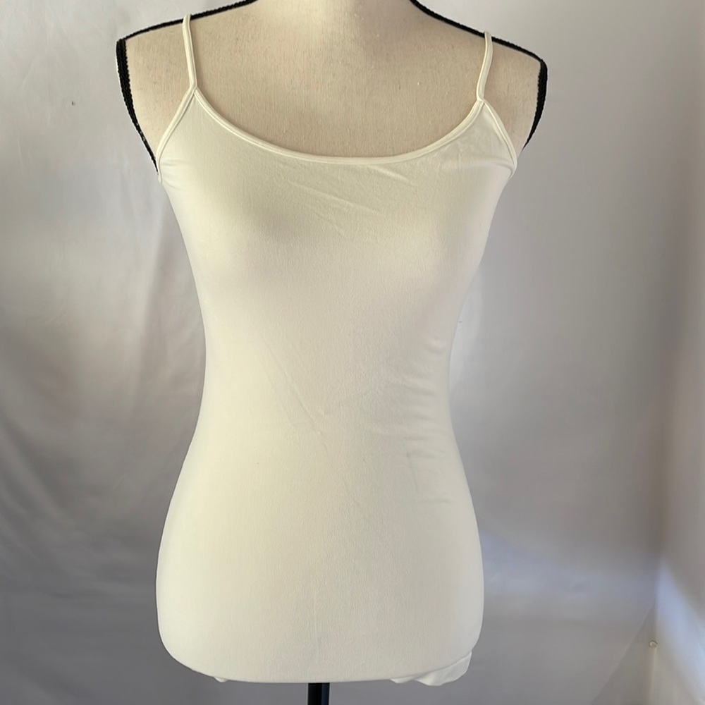 Margaret O’Leary cream‎ lightweight seamless cami spaghetti straps super soft